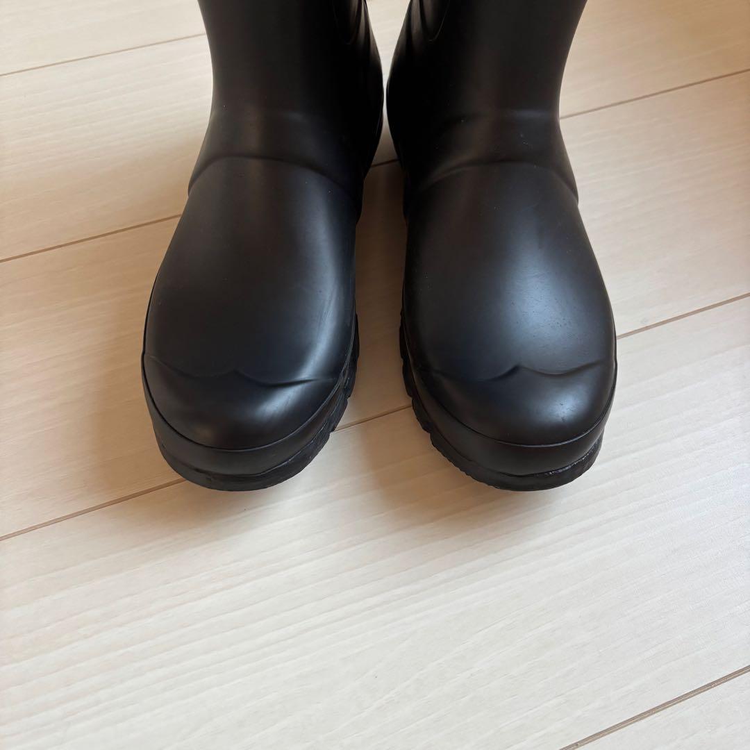 HUNTER ブラック バックル付き 美品 レインブーツ　38　ハンター