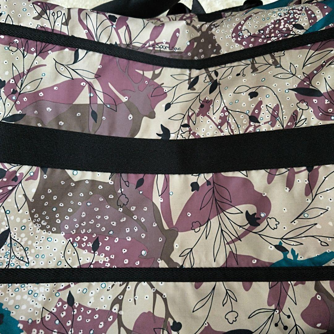 LeSportsac ボストンバッグ XL　大容量　特大サイズ　鳥　鹿