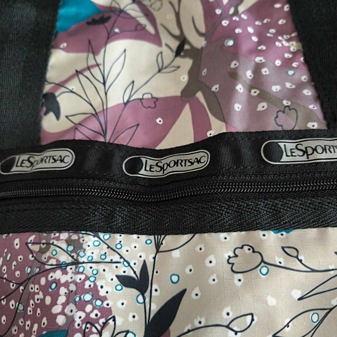LeSportsac ボストンバッグ XL　大容量　特大サイズ　鳥　鹿
