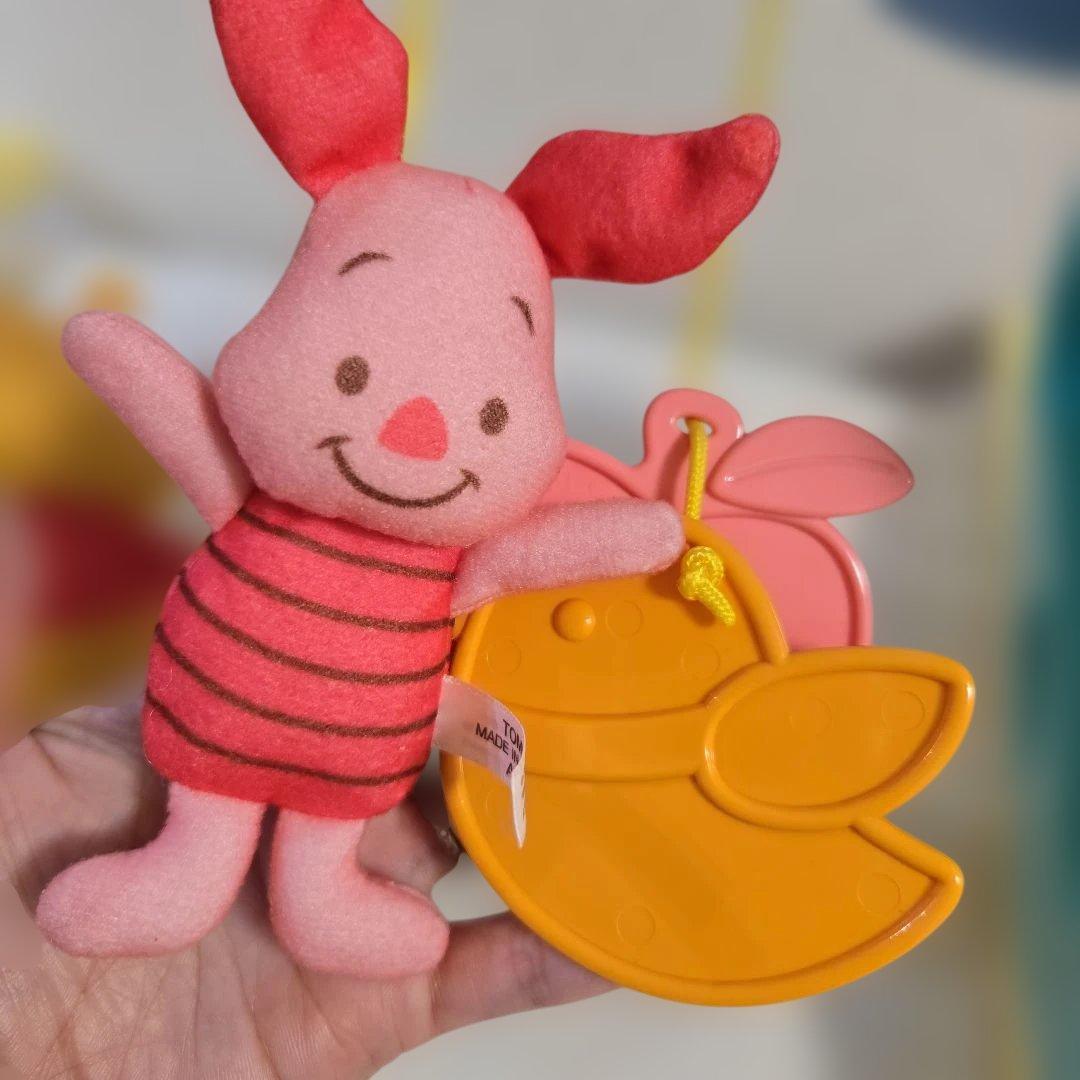 (美品)　プーさん メロディ付きベビージム　プーメリー