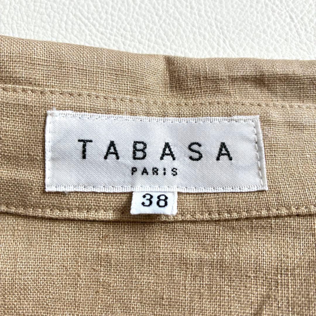 ◆美品◆3万◆TABASA◆大きいサイズ感◆綿麻スプリングジャケット◆ベージュ◆