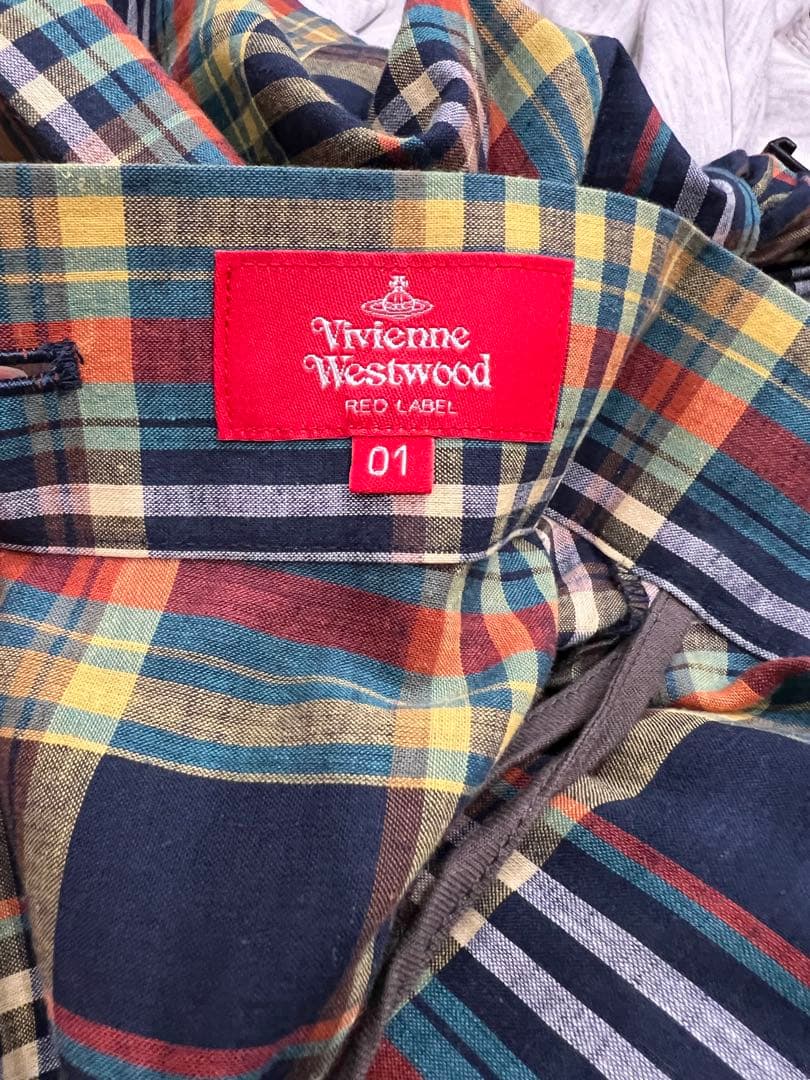 Vivienne Westwood RED LABEL チェック フレアスカート