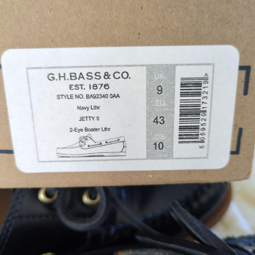 G.H.BASS&CO. デッキシューズ　ネイビー
