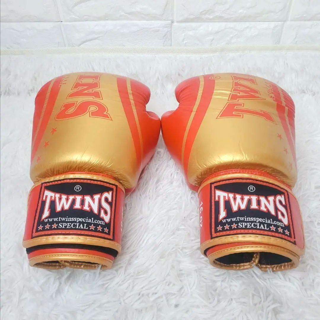 【希少】TWINS SPECIAL ボクシンググローブ　16オンス　レッド