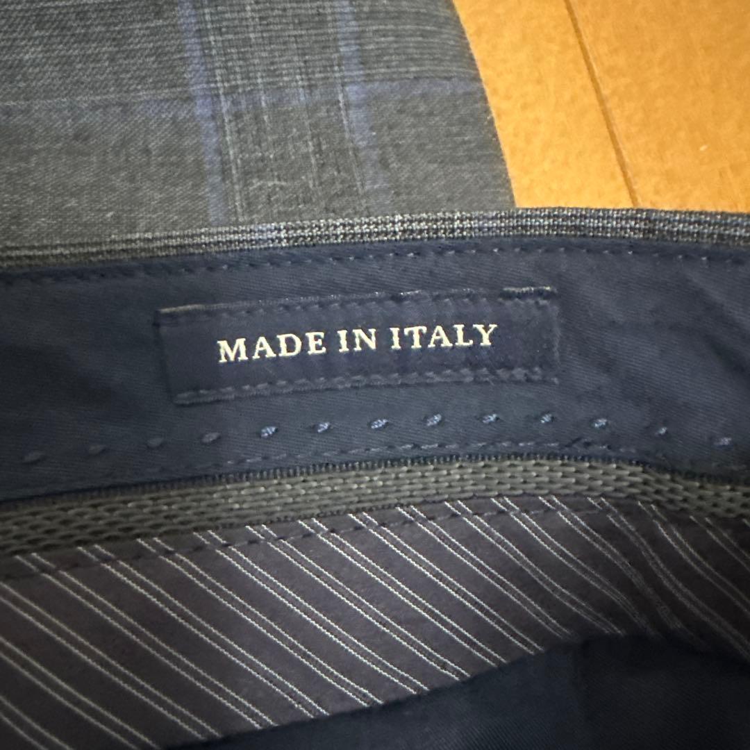 Marnist　LARDINI 44グレー チェック柄 3ピース