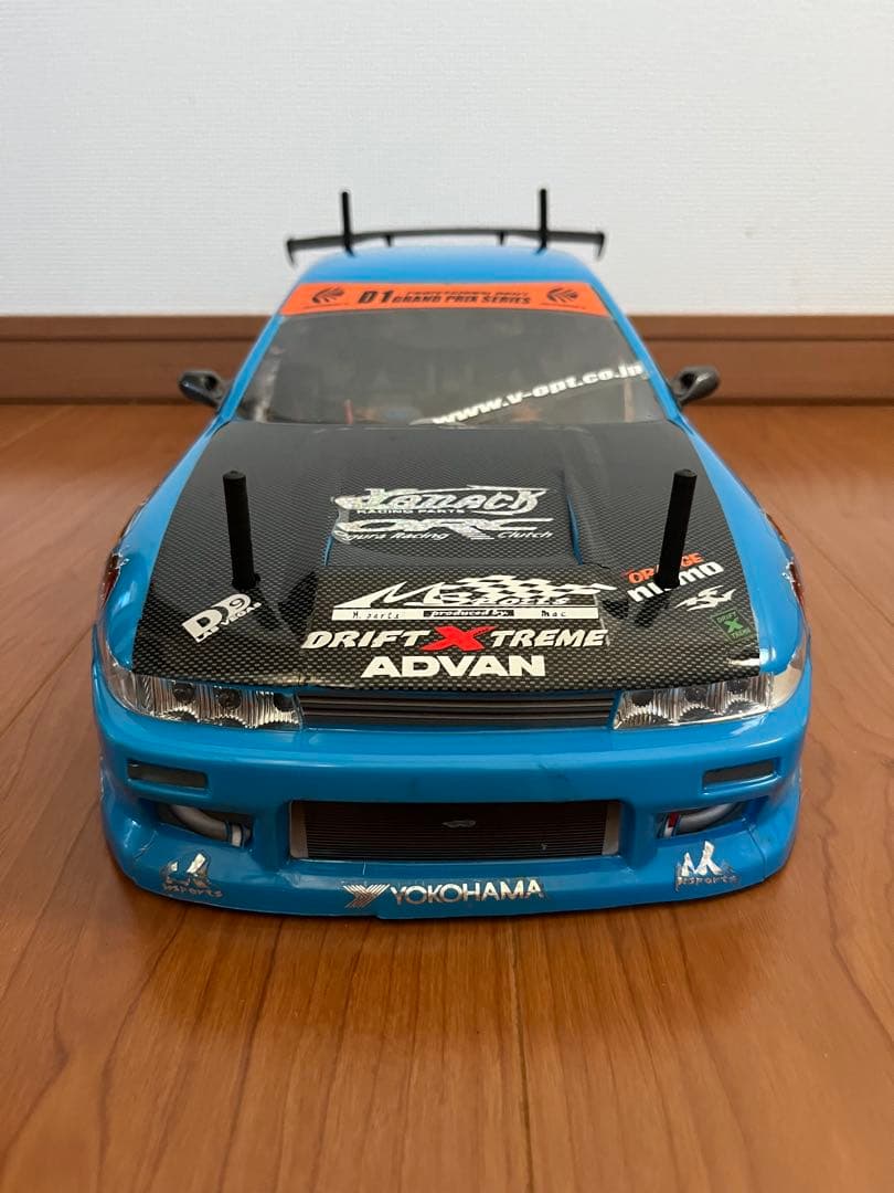 1/10 ラジコン ドリフト ドリパケ 2.4GHz S13シルビア LED電飾