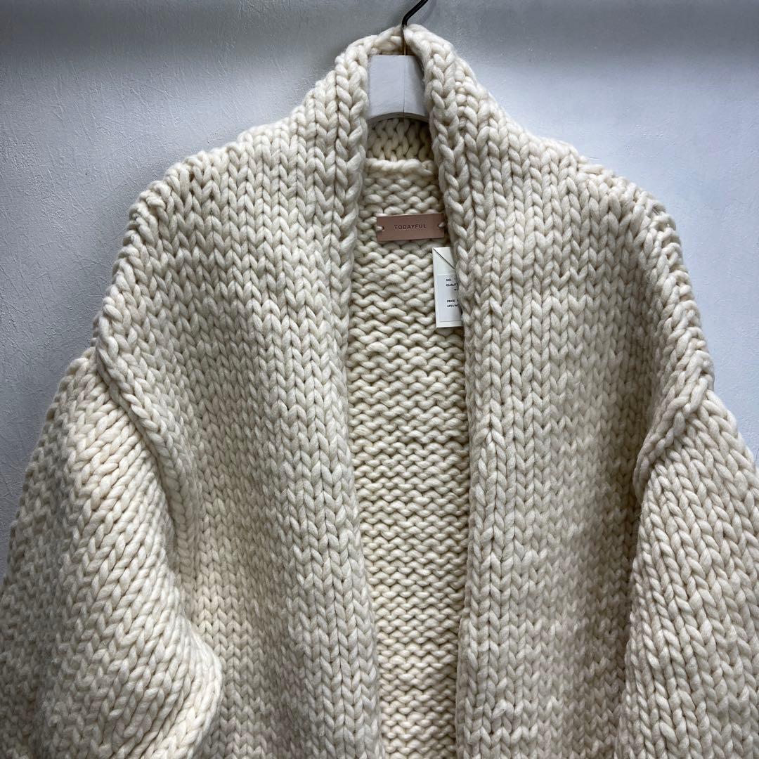 B01393 TODAYFUL(トゥデイフル) ハンドニットロングカーディガン