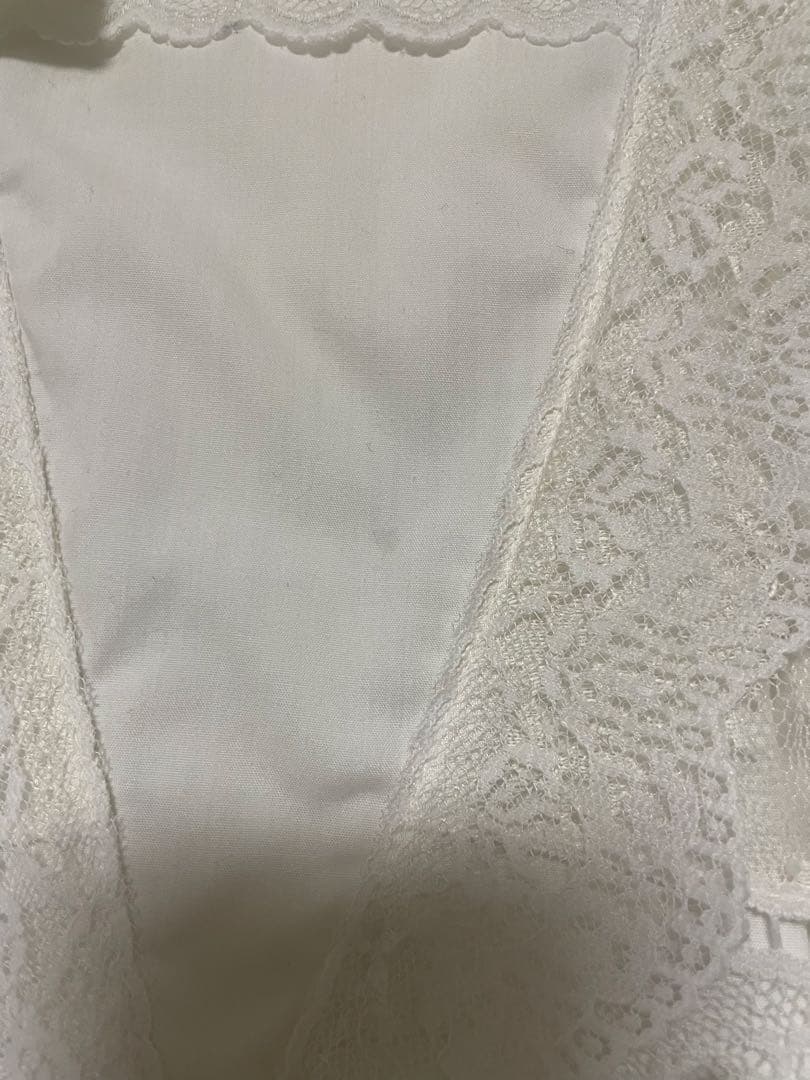 GUNNE SAX レースセーラー襟付きワンピース 表記サイズ5 白