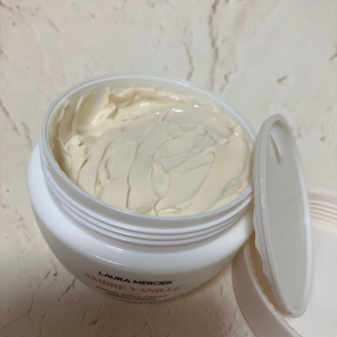 LAURA MERCIER ボディクリーム 100ml アンバーバニラ　9割