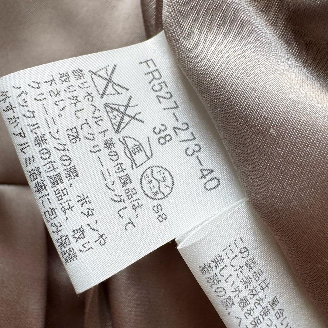 バーバリーブルーレーベル　トレンチコート　シャドーチェック　袖フレア　38