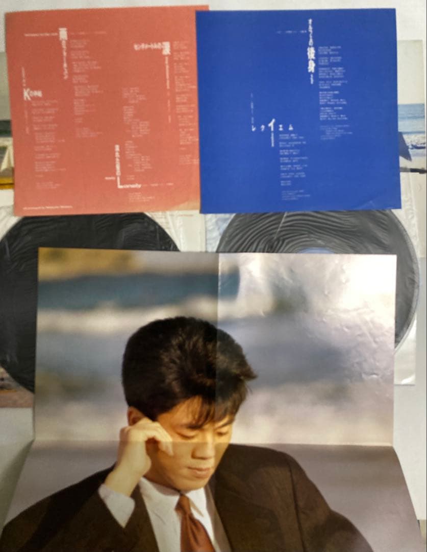 池田聡 レコード　チラシのセット　ジャンク