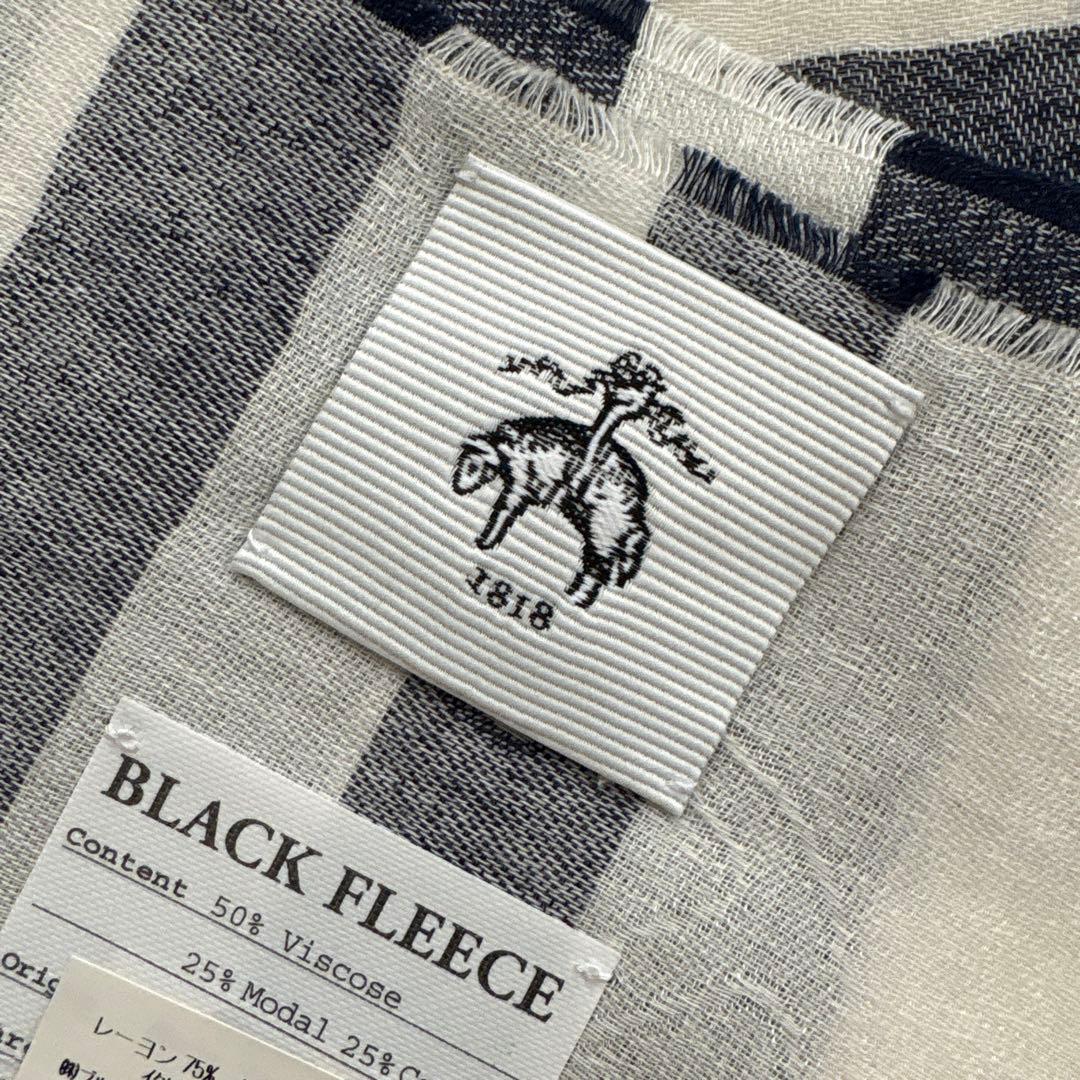 未使用　イタリア製　ブルックスブラザーズ　BLACK FLEECE ストール