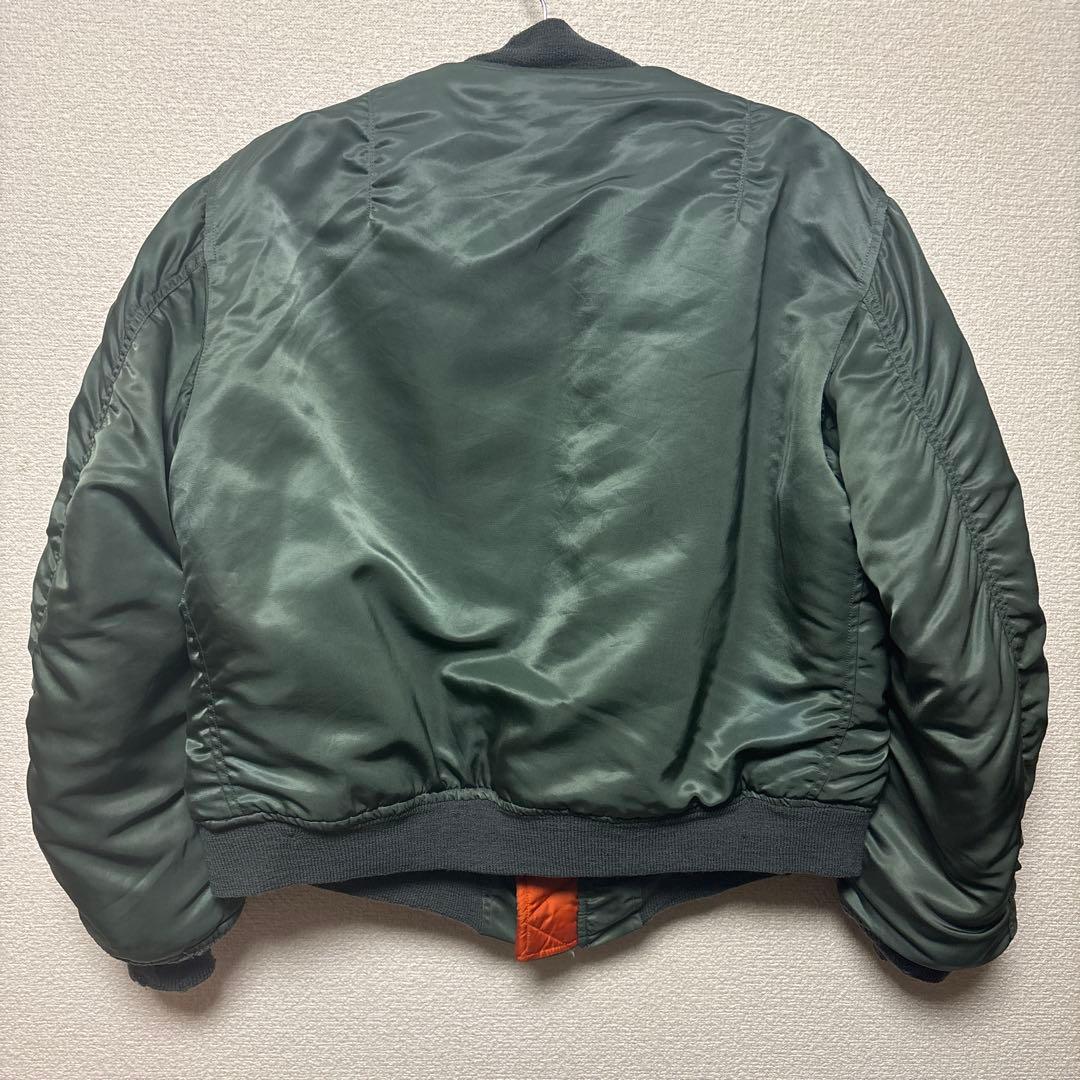 70s USAF MA-1 実物 短丈 scovill jip