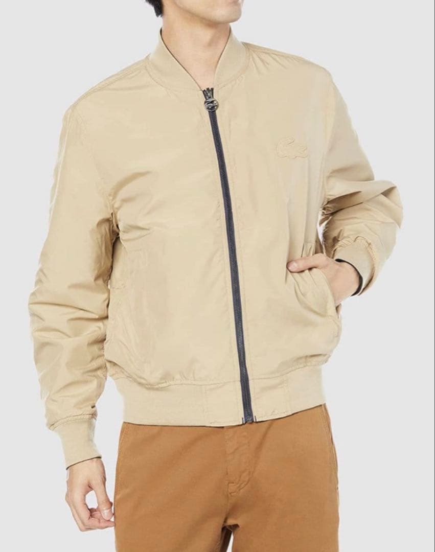 ラコステ LACOSTE リバーシブルボンバージャケット ネイビー