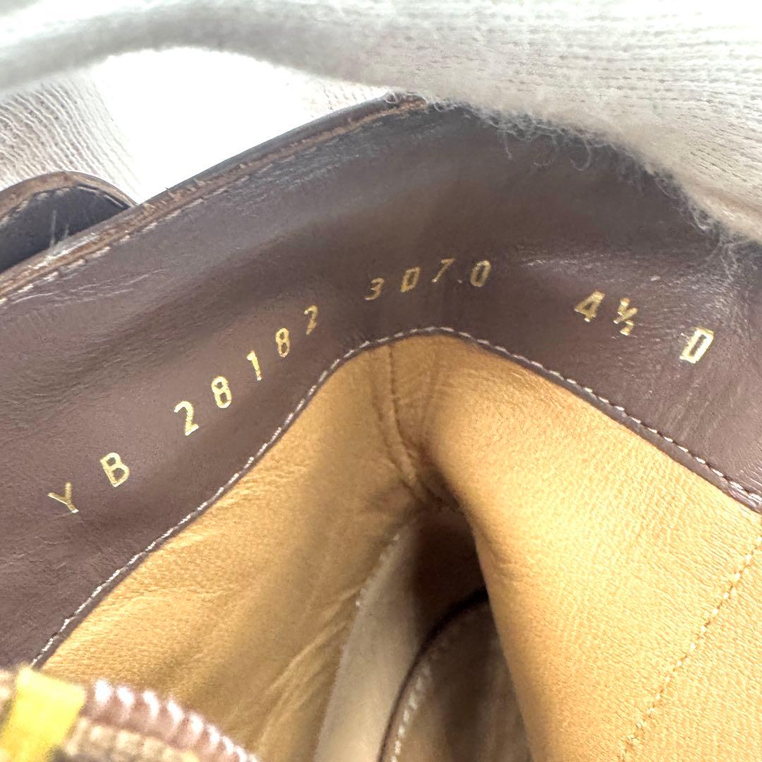 【極美品】Ferragamo ショートブーツ ガンチーニ ブラウン系 22cm