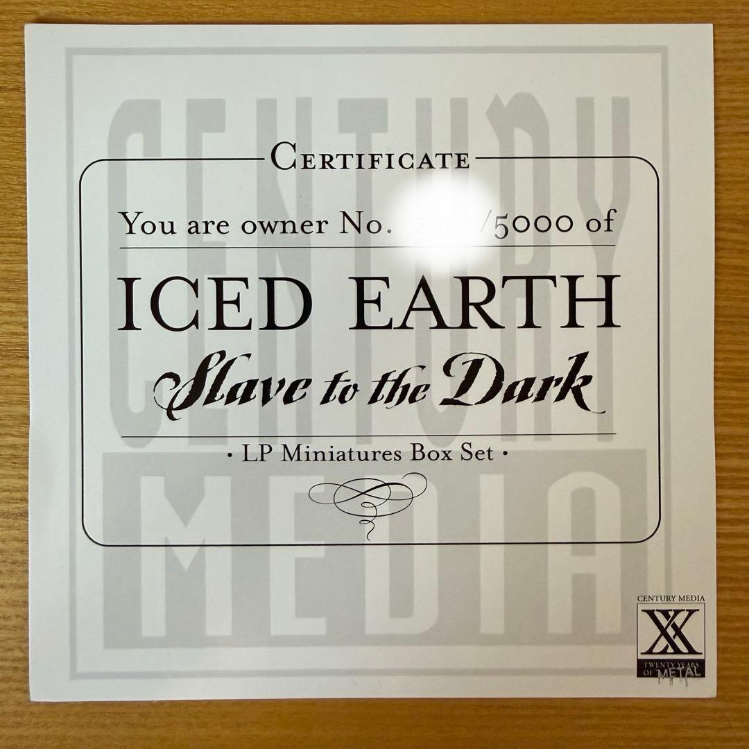 Iced Earth Horror Show CD14枚+DVD BOXセット