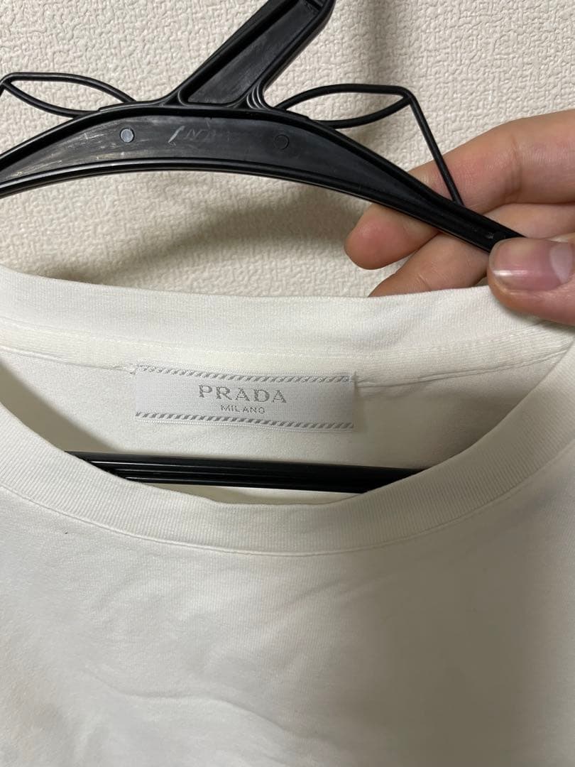 PRADA ホワイト Tシャツ ポケット