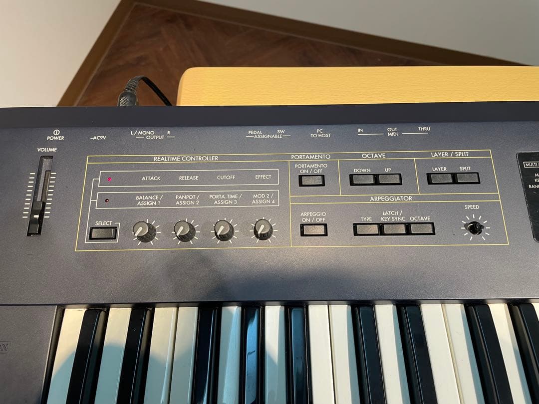 KORG N5EX シンセサイザー 61鍵　アダプター付属
