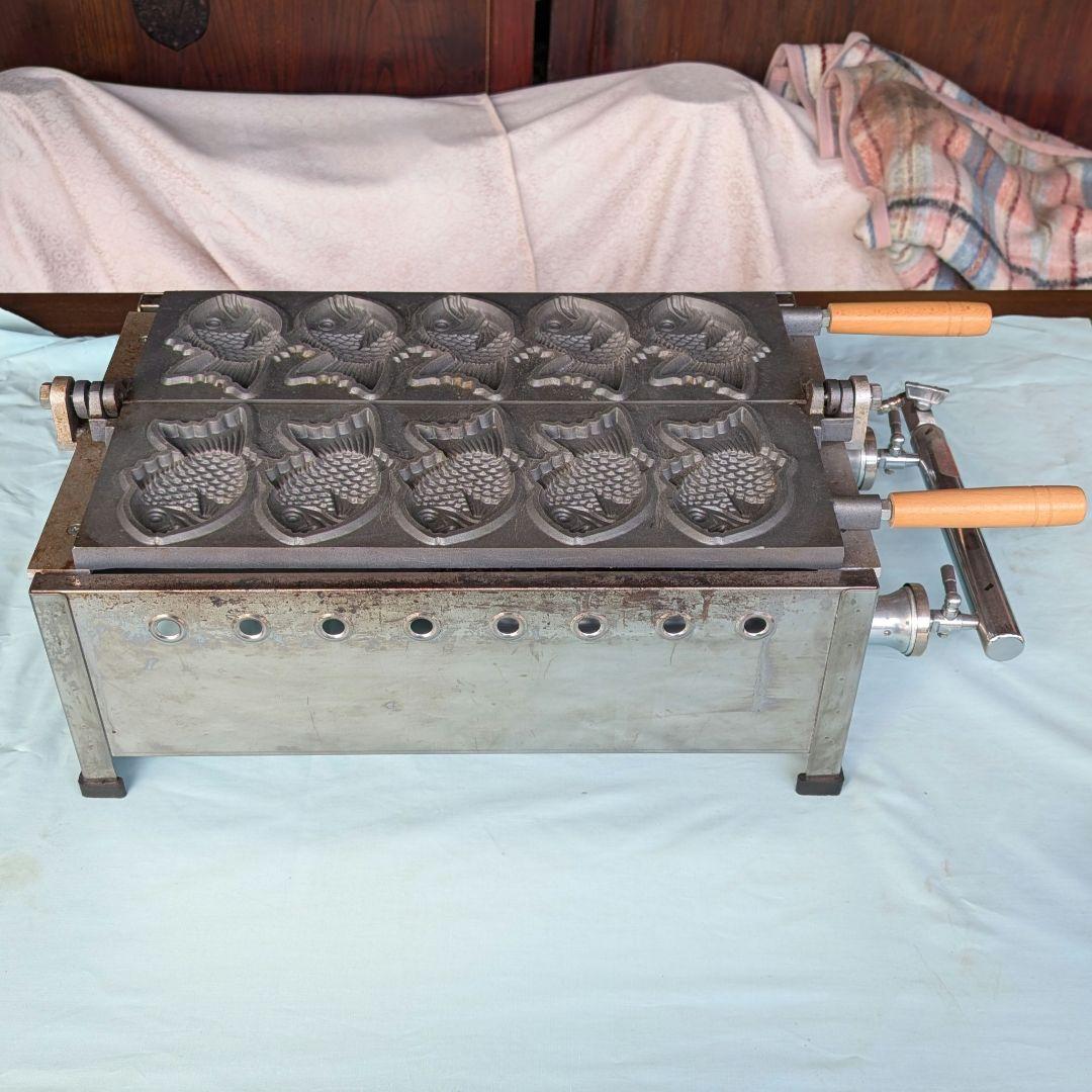 ☆プロパンガス たい焼き器 5匹 厨房機器 業務用☆