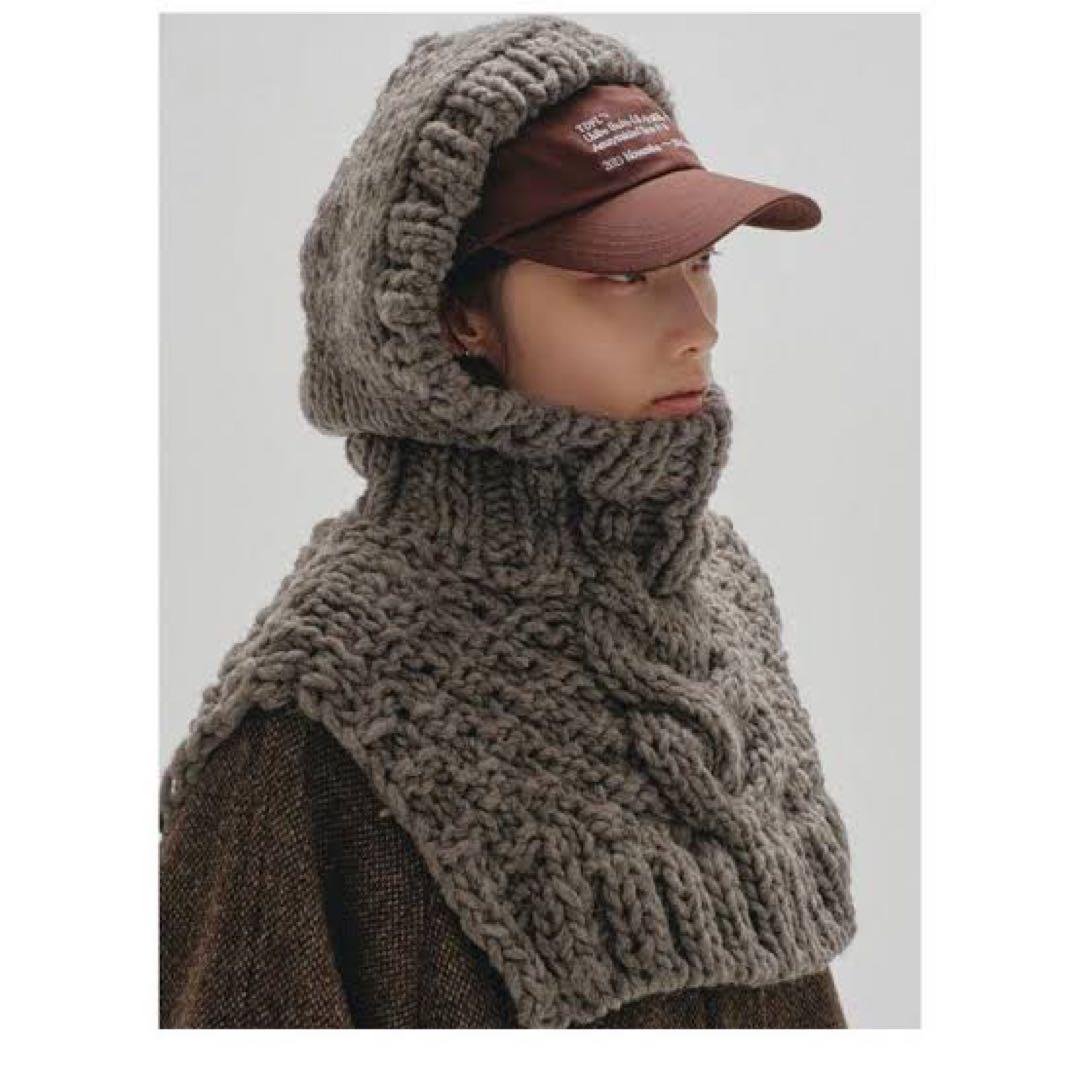 【todayful】 Hand Knit Balaclava G.BEG