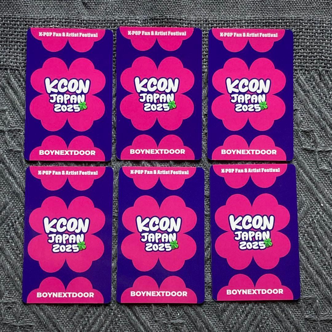 BOYNEXTDOOR 2025 KCON JAPAN トレカ6枚