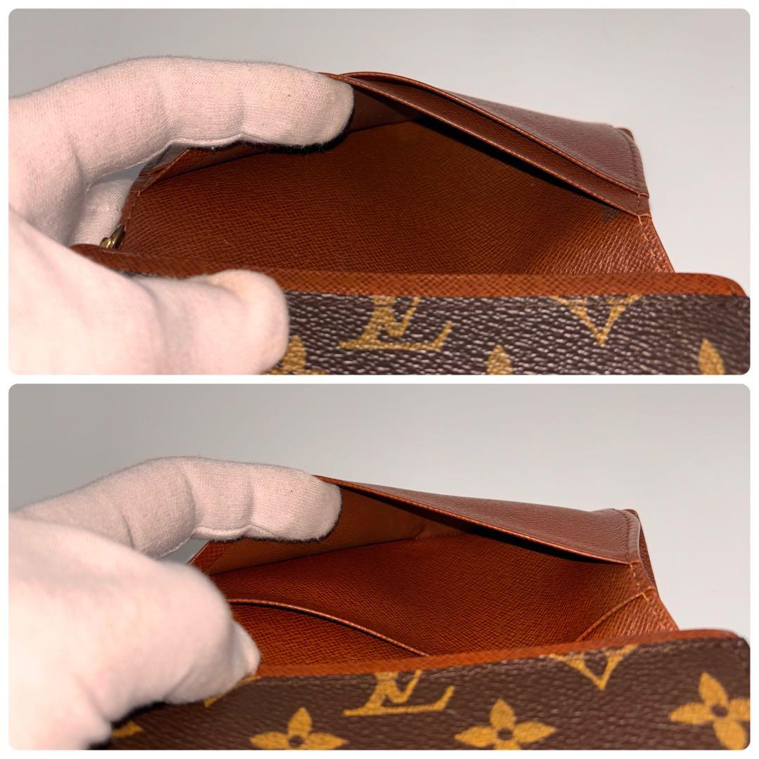 【鑑定済み】ルイヴィトン✨モノグラム✨ポルトモネビエ トレゾール 二つ折り財布