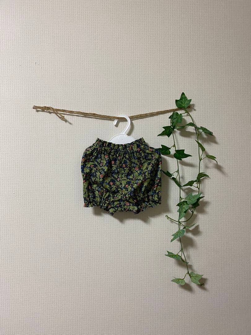 ハンドメイド　ふっくら袖ワンピース