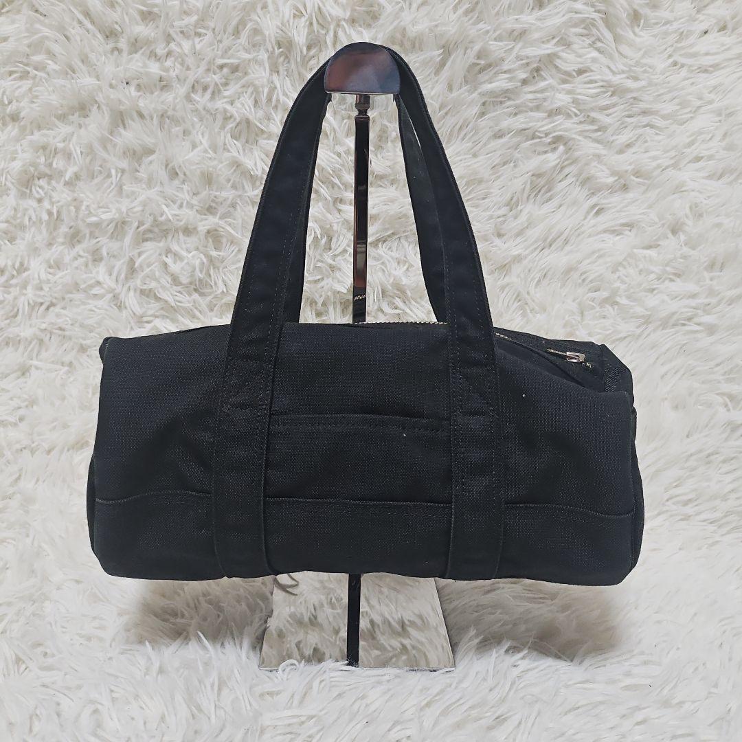 極美品 PORTER スモーキー ミニドラムバッグ ブラック