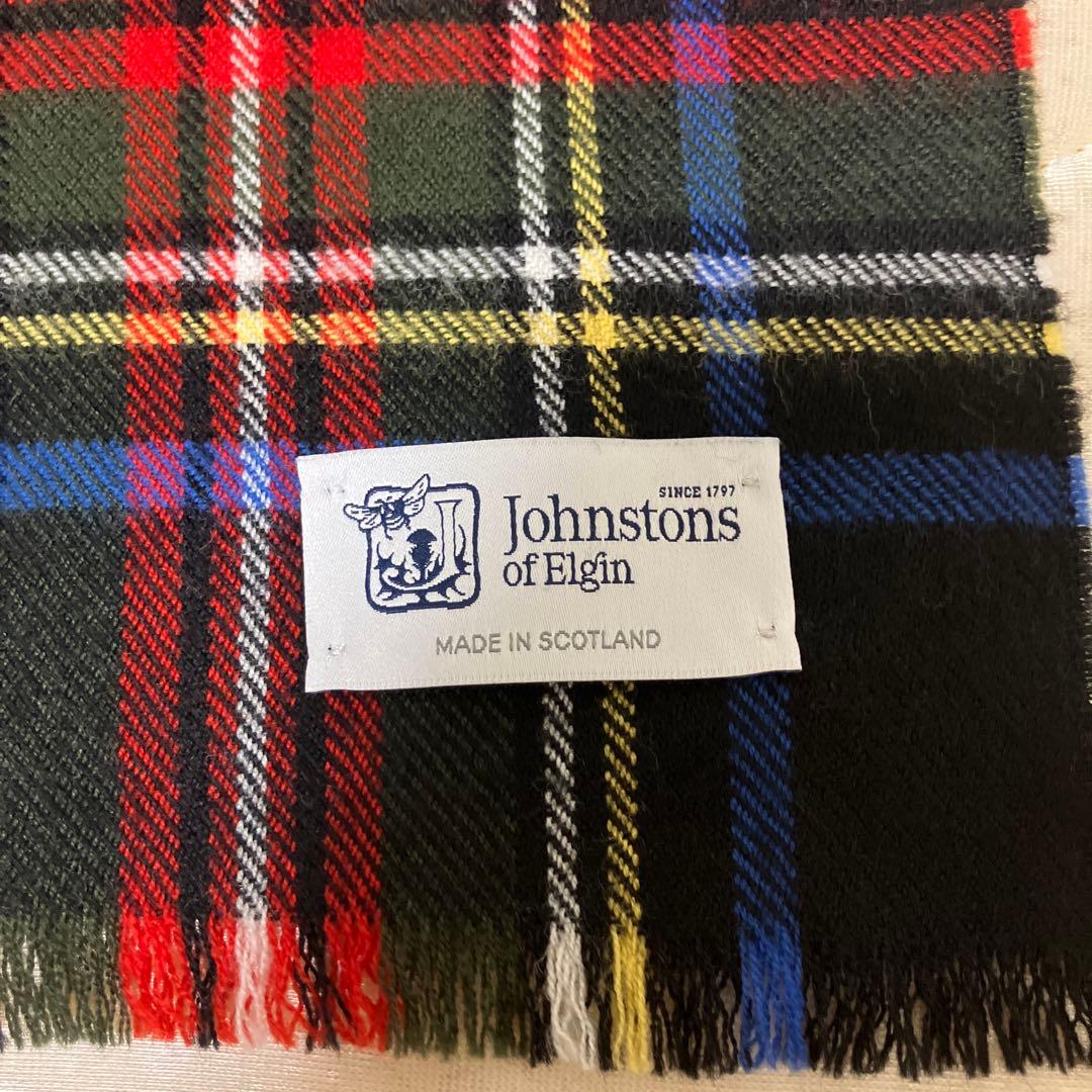 Johnstons of Elgin メリノウール　マフラー