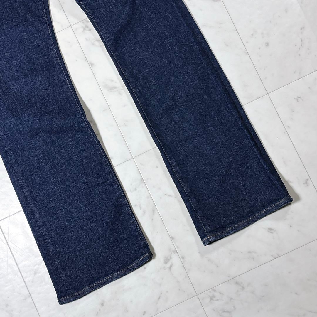 美品 SURT サート フレアーデニムパンツ ストレッチ 美ライン 日本製 濃紺