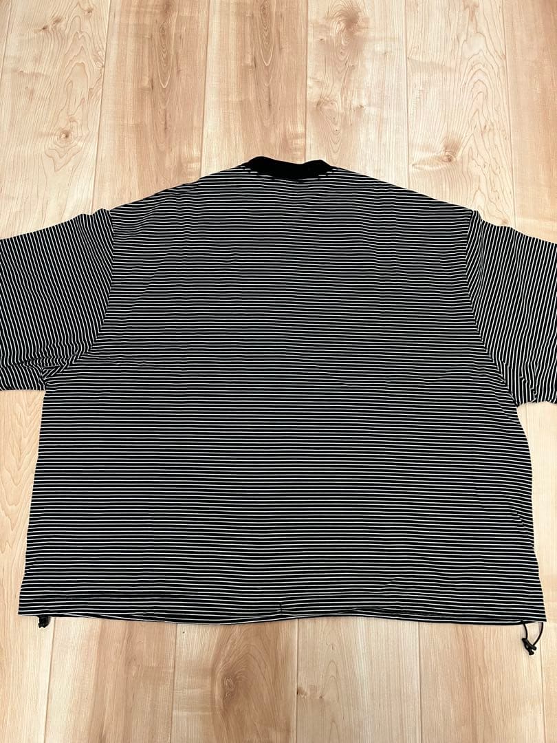 トップス is-ness BALLOONBORDERSHORTSLEEVET-SHIRT
