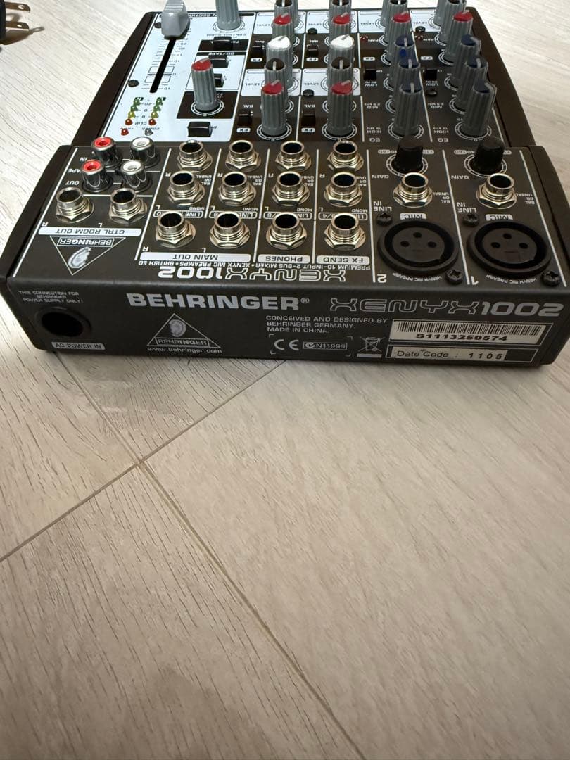 BEHRINGER XENYX 1002 アナログミキサー