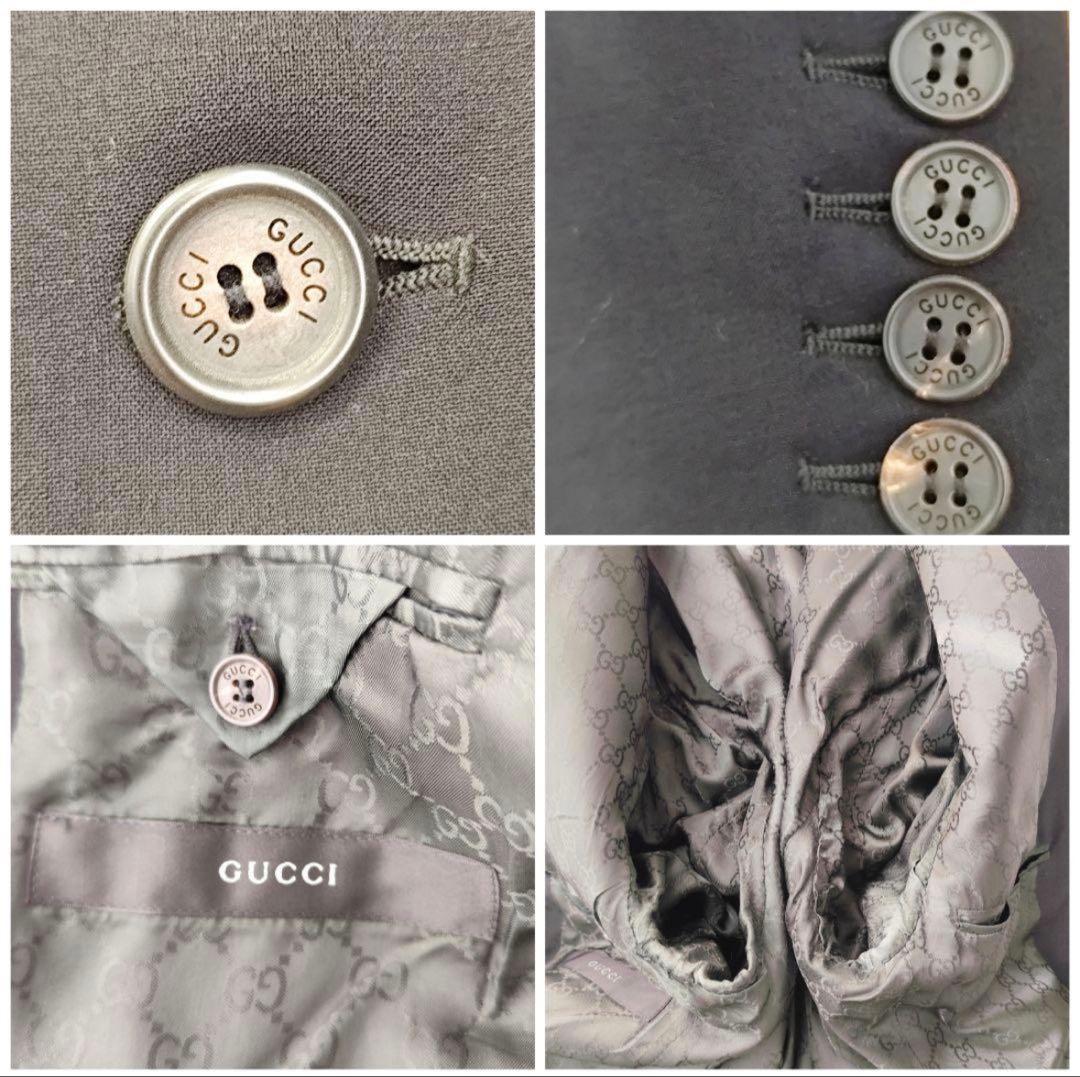 GUCCI 3ボタンテーラードジャケット　M相当