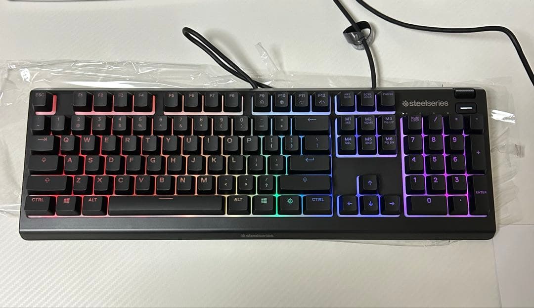 SteelSeries ゲーミングキーボード Apex 3 US ブラック