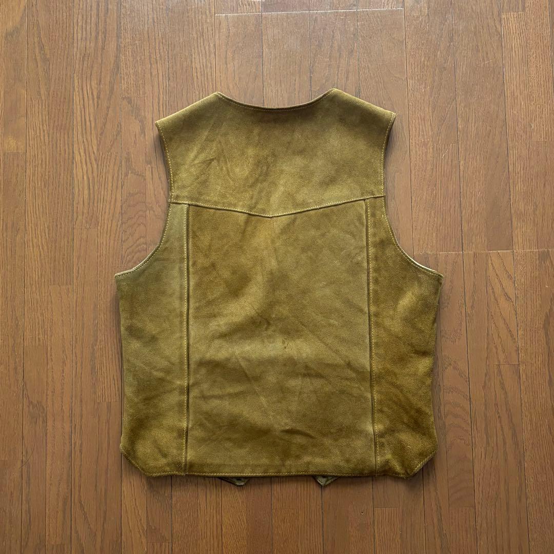 Schott Bros. スウェード　ウエスタンレザーベスト　M