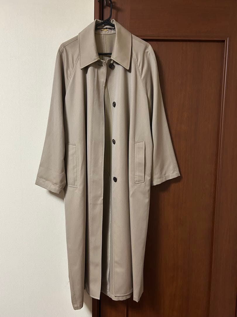 WOOLSILK ギャバトレンチコート
