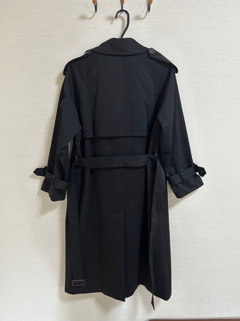 ok.soon トレンチコートブラック　ロング丈