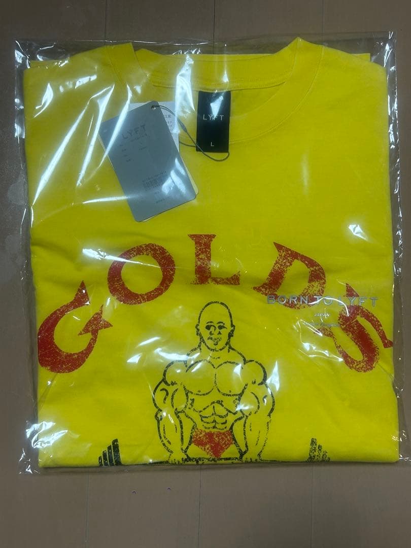 トップス Lyft GOLD'S Gym Vintage Logo Big T-Shirt
