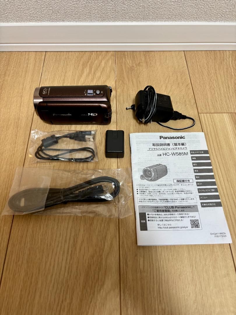【美品】 Panasonic HC-W585M ビデオカメラ ブラウン
