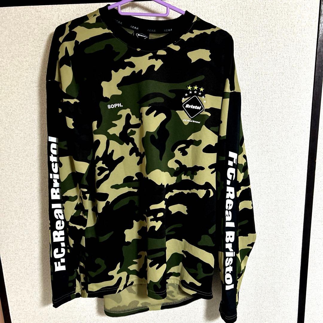 F.C.Real Bristol 迷彩柄 長袖カットソーと半袖Tシャツ２枚セット