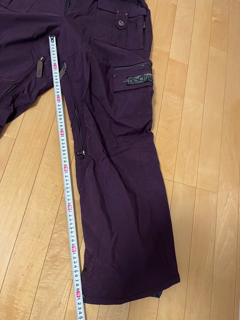 《ロックマン》　discharge スノーボードウェア上下 Mサイズ 紫色