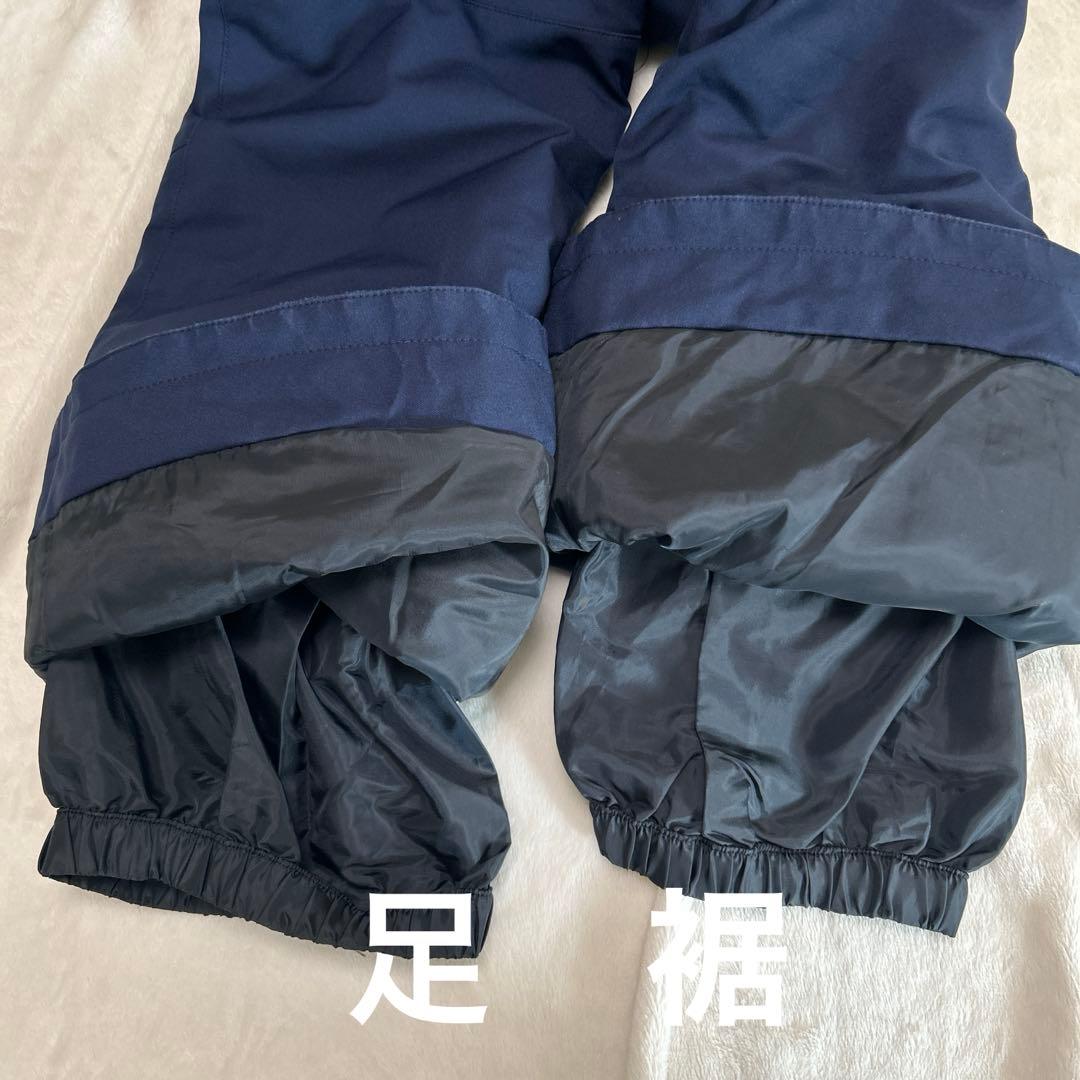 Phenix スノーウエア　上下　手袋 ３点セット150 ホワイト✖️紺色　女