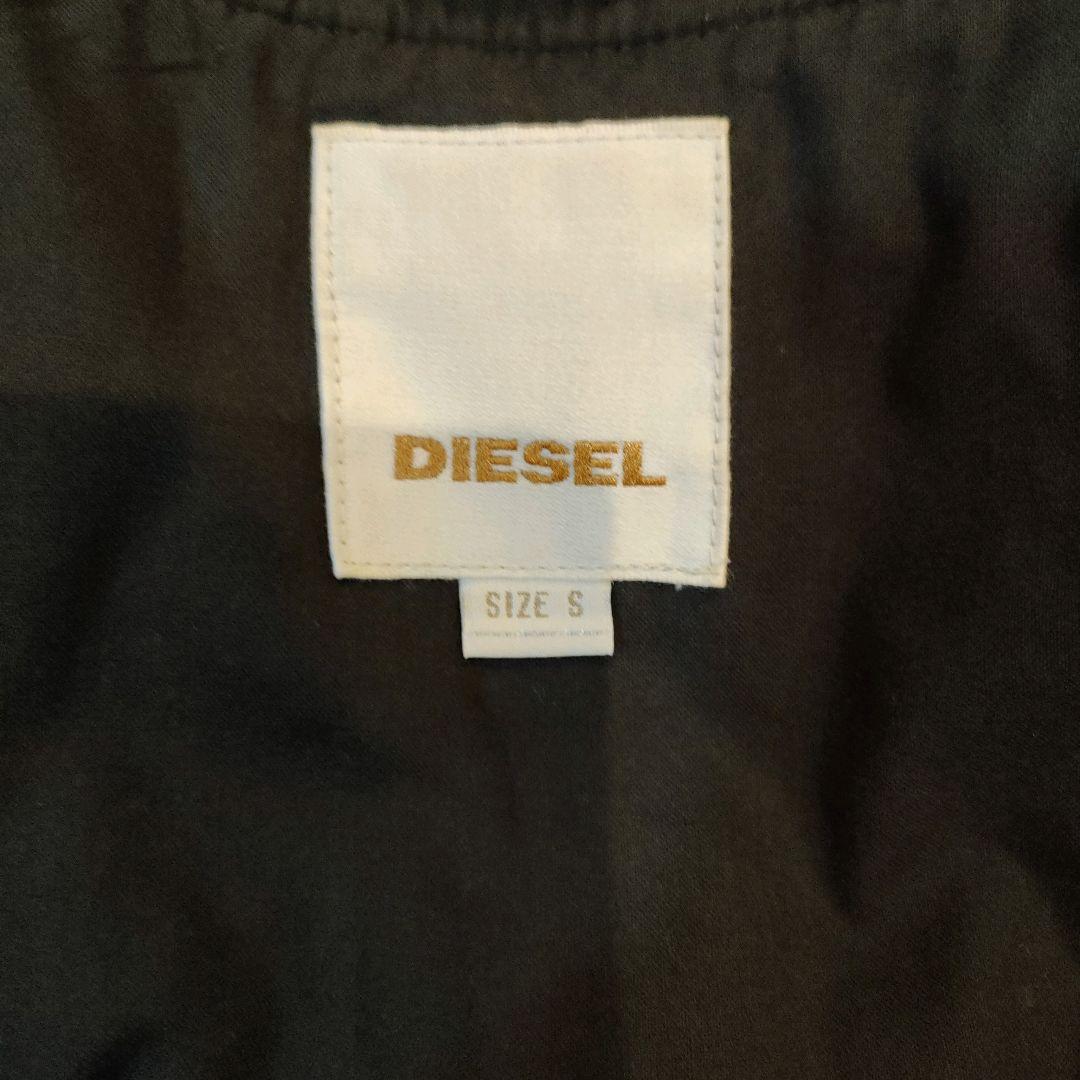 Y2K 00s DIESEL ファー付きモッズコート 平成 ギャル ダブルジップ
