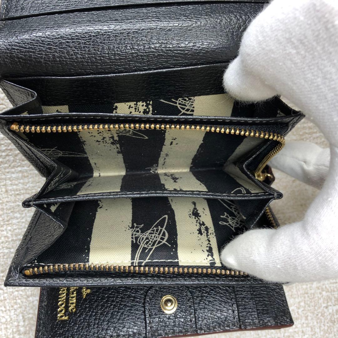ヴィヴィアン　ウエストウッド　極美品　エグゼクティブ　三つ折り財布　純正箱入