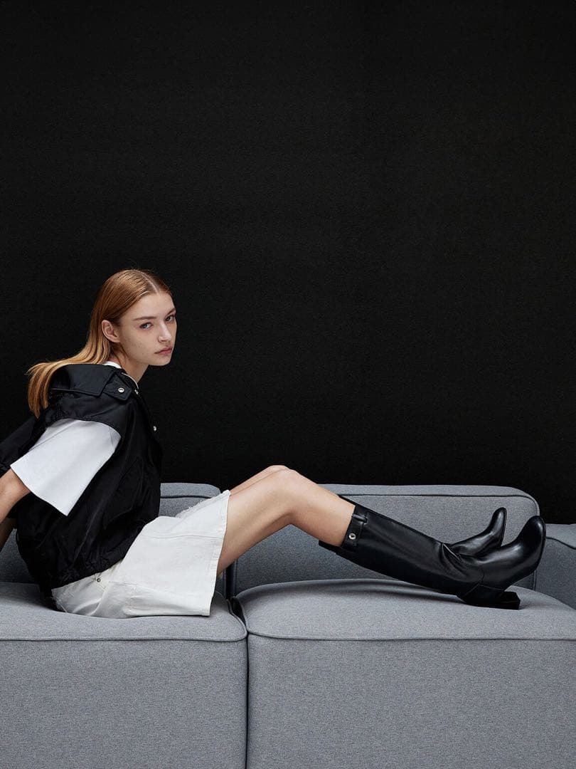 CHARLES&KEITH チャールズアンドキース　ブラックロングブーツ