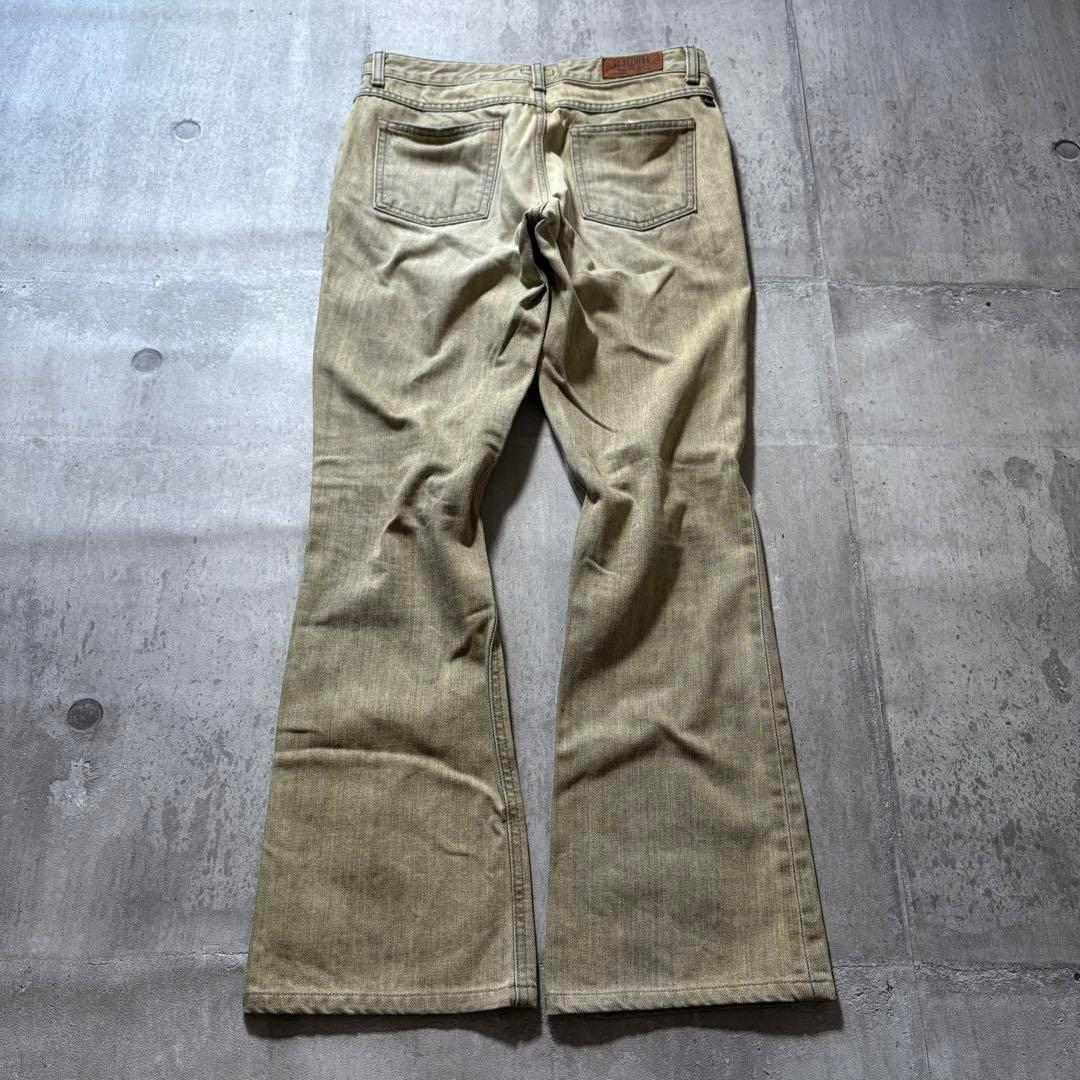 パンツ 2000's boots cut flare jeans fade y2k