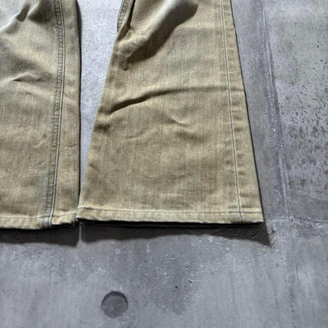 パンツ 2000's boots cut flare jeans fade y2k