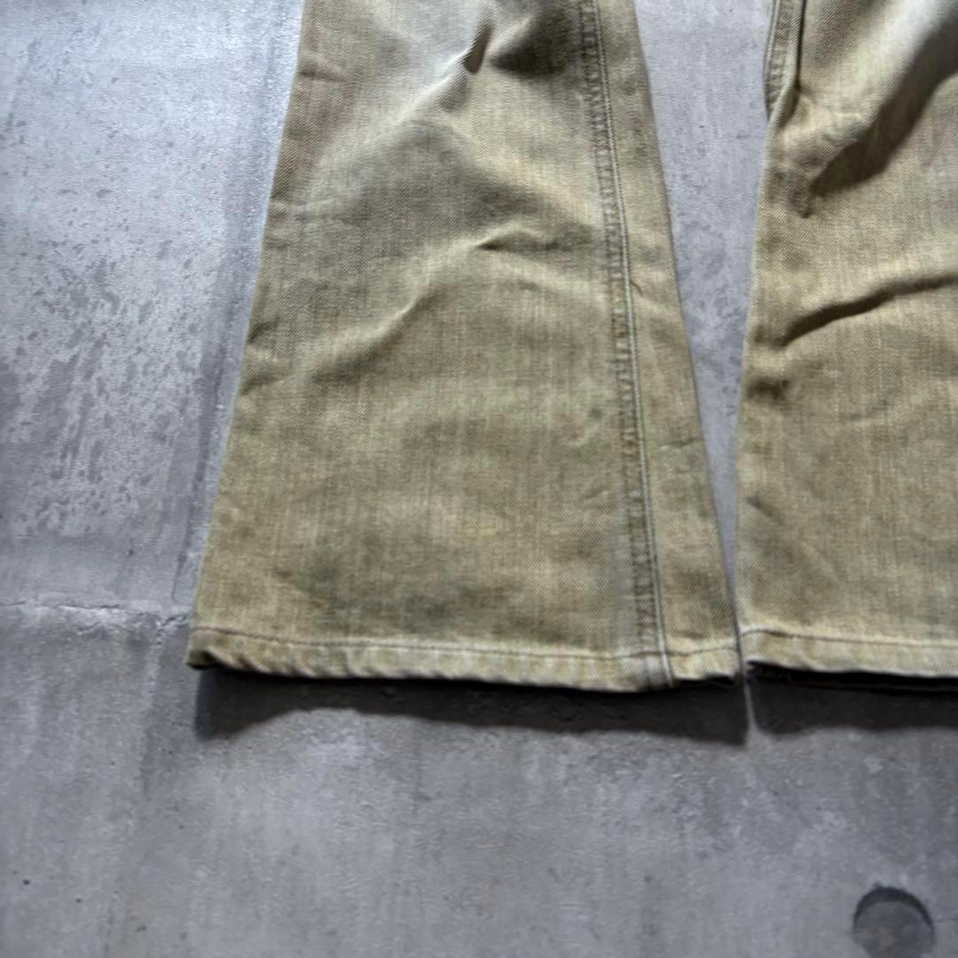 パンツ 2000's boots cut flare jeans fade y2k