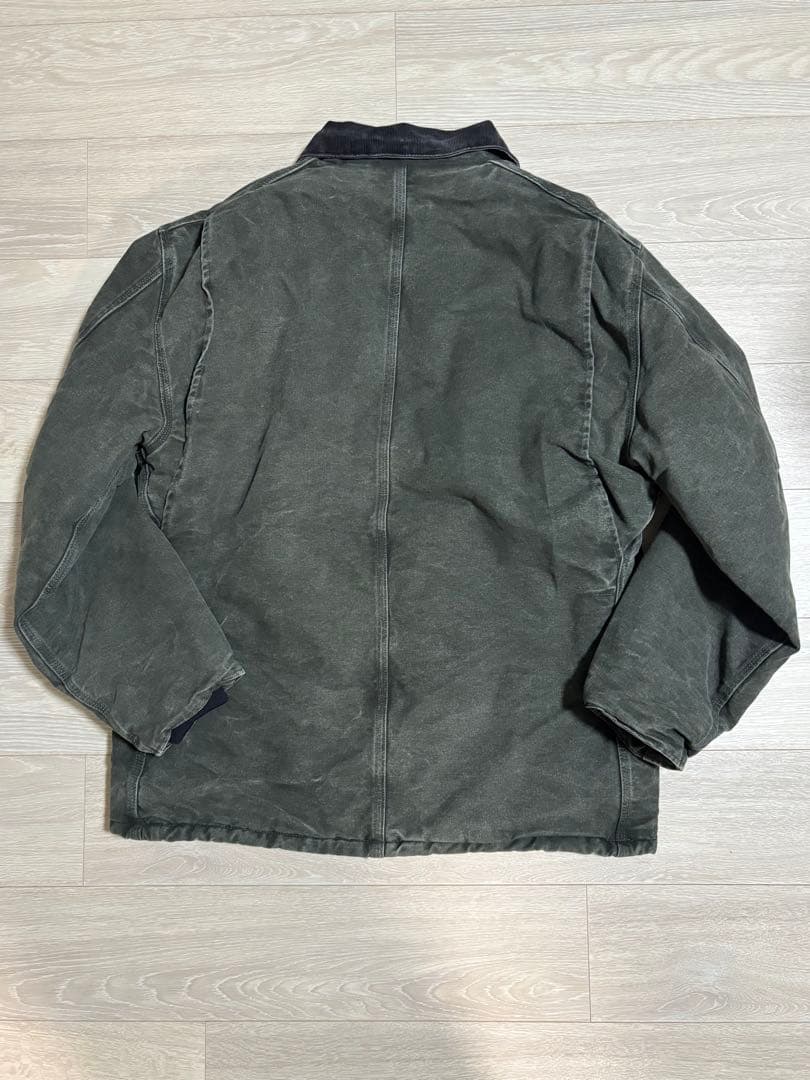 ジャケット・アウター Carhartt Moss green faded Duck coat