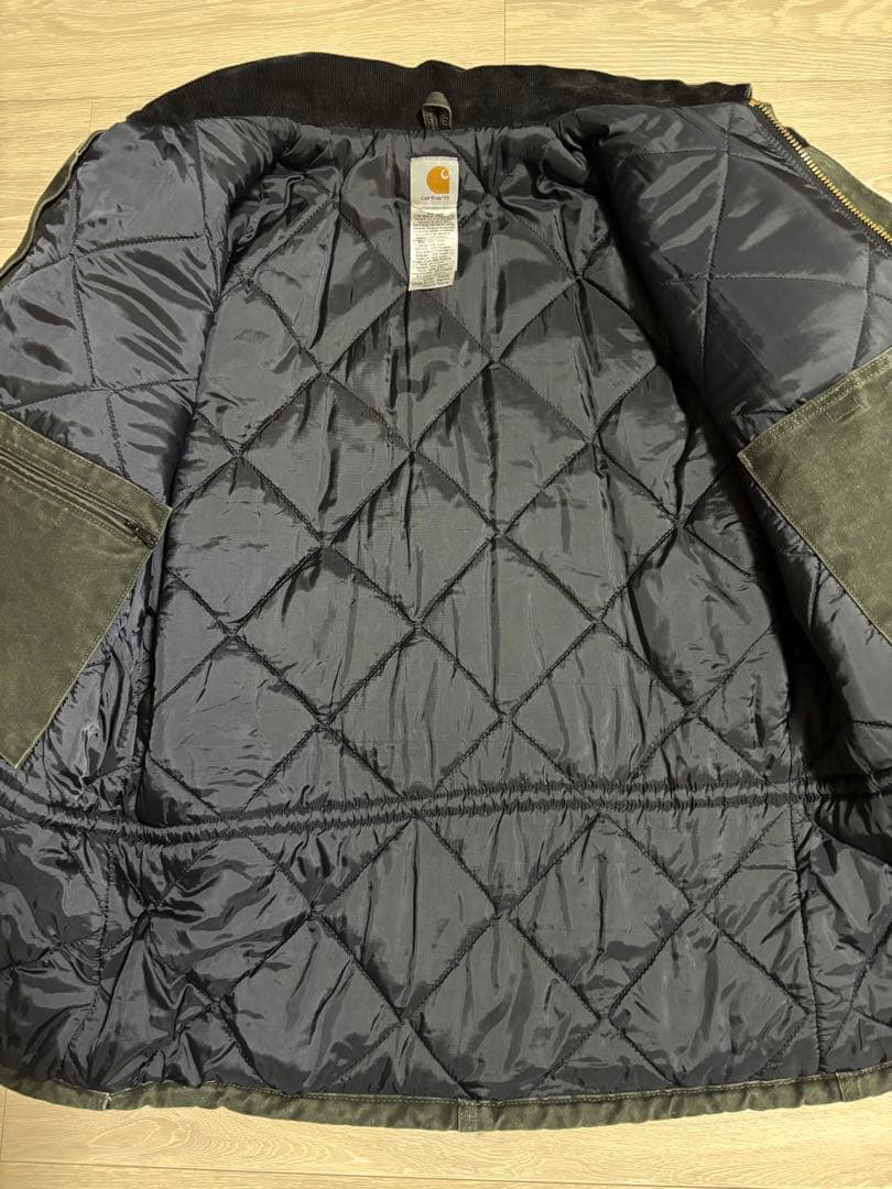 ジャケット・アウター Carhartt Moss green faded Duck coat